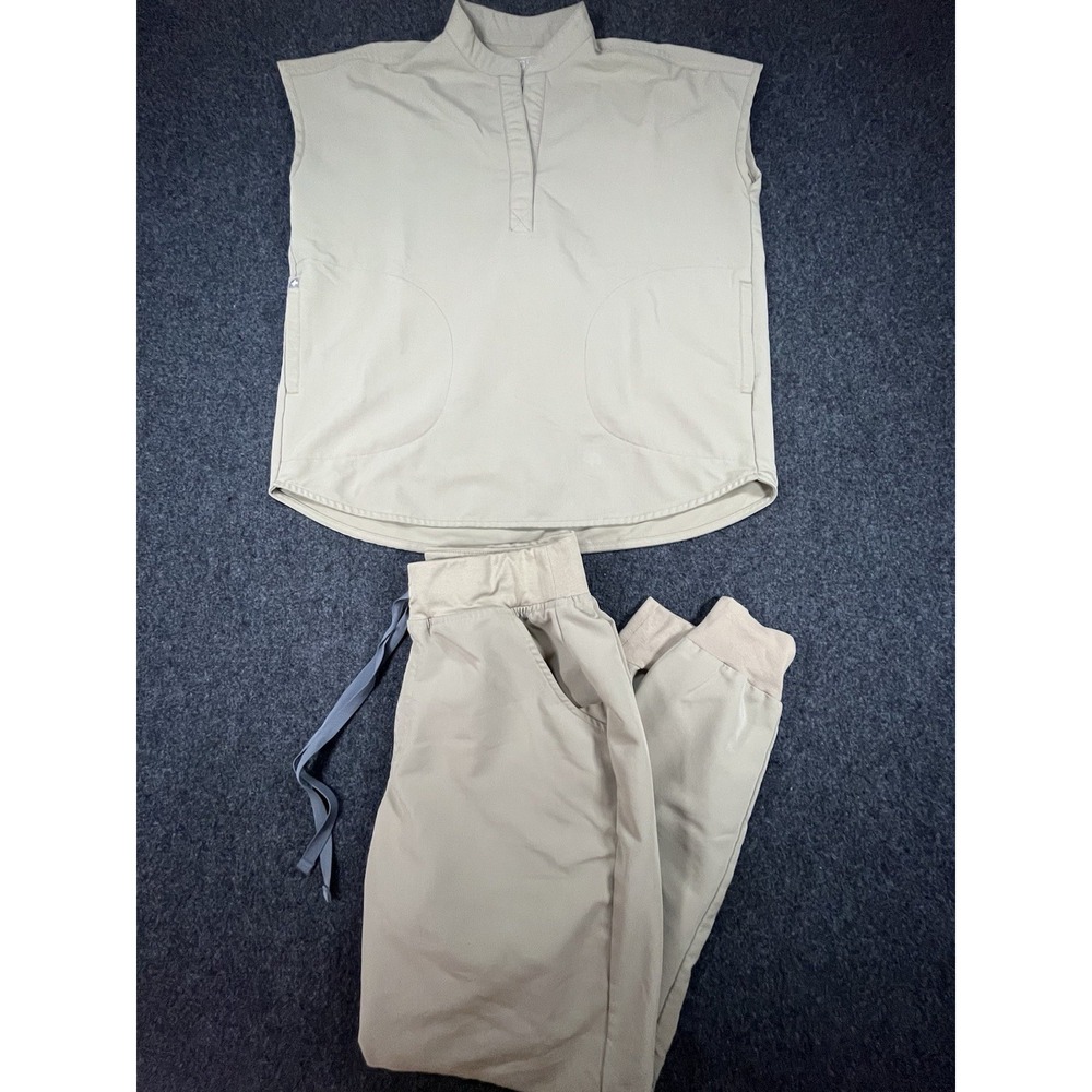 FIGS Women Technical Collection Scrub Set XXS Top S Petite Jogger Pants